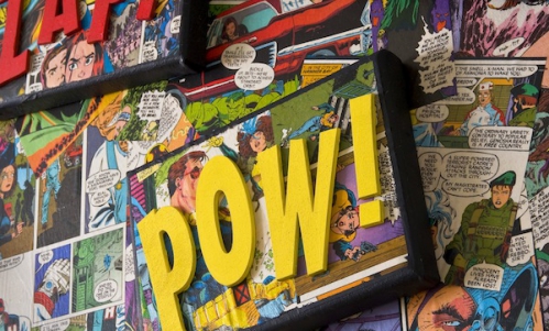 KOMIKSOWE WYKLEJANKI. Czyli decoupage dla dzieci.