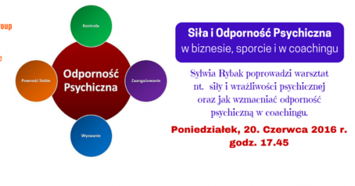 Siła i Odporność Psychiczna - w biznesie, sporcie i w coachingu [Coaching Szczecin]