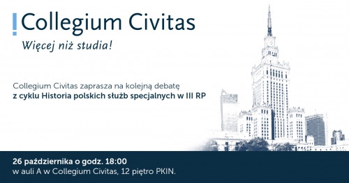 Debata z cyklu: "Historia Służb Specjalnych III RP"
