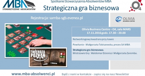 SA MBA - Strategiczna gra biznesowa.