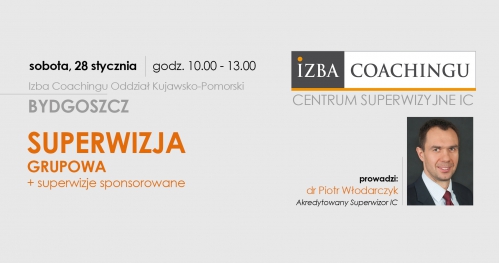 Superwizja grupowa dla coachów / Centrum Superwizyjne IC Bydgoszcz