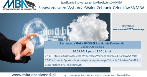 Sprawozdawczo - Wyborcze Walne Zebranie Członków SA MBA