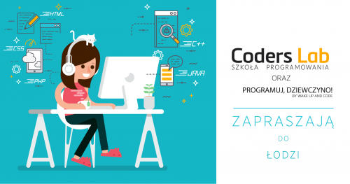 Darmowe warsztaty front-endowe Programuj, Dziewczyno! z Coders Lab w Łodzi