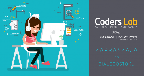 Darmowe warsztaty front-endowe Programuj, Dziewczyno! z Coders Lab w Białymstoku