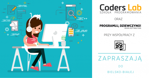 Darmowe warsztaty front-endowe Programuj, Dziewczyno! z Coders Lab w Bielsku-Białej