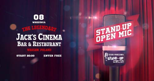 Warszawa-czas na stand-up: OPEN MIC Jack Cinema odc.2
