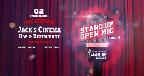 Warszawa-czas na stand-up: OPEN MIC Jack Cinema odc.4