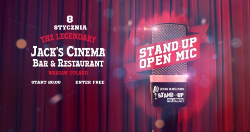 Warszawa - Czas na Stand-up: OPEN MIC Jack's Cinema