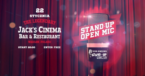 Warszawa - Czas na Stand-up: OPEN MIC Jack's Cinema