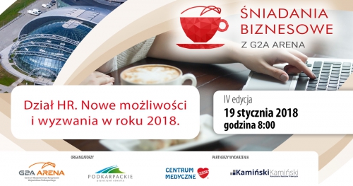 Śniadania Biznesowe z G2A Arena - IV edycja