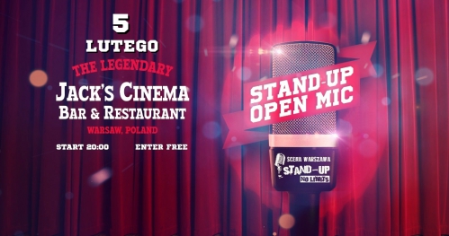 Warszawa - Czas na Stand-up: OPEN MIC Jack's Cinema