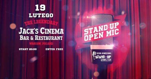 Warszawa - Czas na Stand-up: OPEN MIC Jack's Cinema