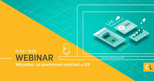 Webinar Coders Lab |  Wszystko co powinieneś wiedzieć o UX