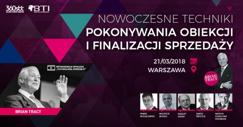NOWOCZESNE TECHNIKI POKONYWANIA OBIEKCJI I FINALIZACJI SPRZEDAŻY - WARSZAWA