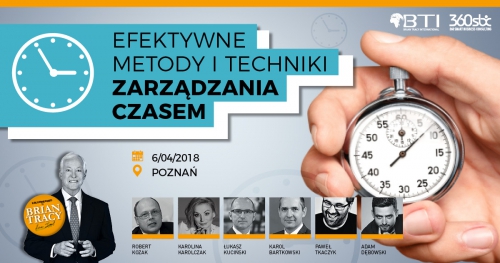 EFEKTYWNE METODY I TECHNIKI ZARZĄDZANIA CZASEM - Poznań
