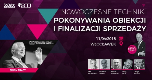 NOWOCZESNE TECHNIKI POKONYWANIA OBIEKCJI I FINALIZACJI SPRZEDAŻY - Włocławek