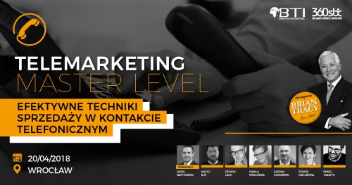 TELEMARKETING - MASTER LEVEL - Efektywne techniki sprzedaży w kontakcie telefonicznym
