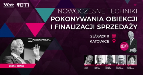 NOWOCZESNE TECHNIKI POKONYWANIA OBIEKCJI I FINALIZACJI SPRZEDAŻY - Katowice/Chorzów