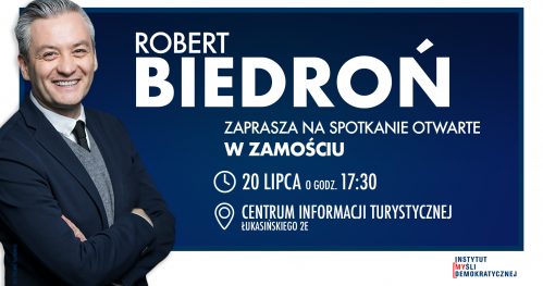 Robert Biedroń w Zamościu!
