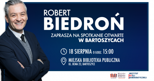 Robert Biedroń w Bartoszycach!