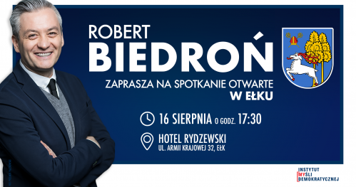 Robert Biedroń w Ełku!