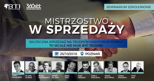 MISTRZOSTWO W SPRZEDAŻY - POZNAŃ