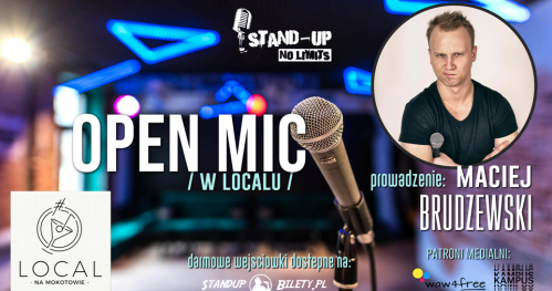 Stand-up No Limits: Open mic (13.08)