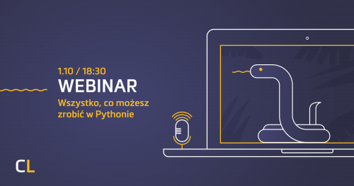 Webinar Coders Lab |  Wszystko, co możesz zrobić w Pythonie