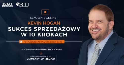 SZKOLENIE ONLINE "SUKCES SPRZEDAŻOWY W 10 KROKACH" Dr KEVIN HOGAN