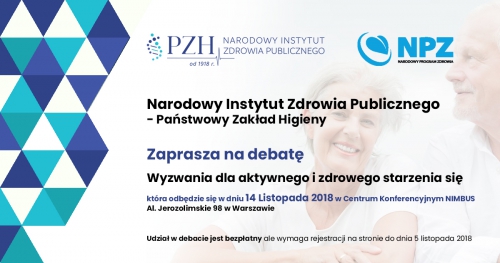 Wyzwania dla aktywnego i zdrowego starzenia się - debata
