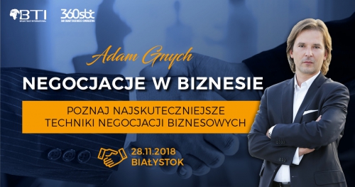 NEGOCJACJE W BIZNESIE - BIAŁYSTOK