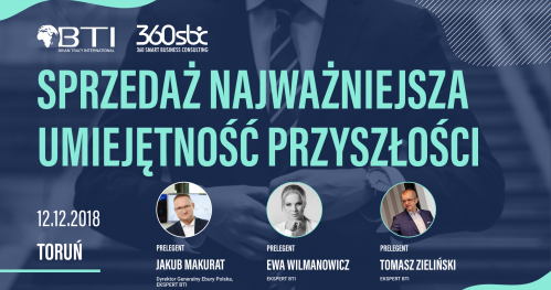 Sprzedaż najważniejsza umiejetność przyszłości - TORUŃ