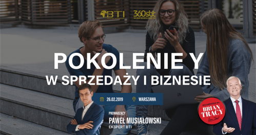 "Pokolenie Y w sprzedaży i w biznesie" - Warszawa