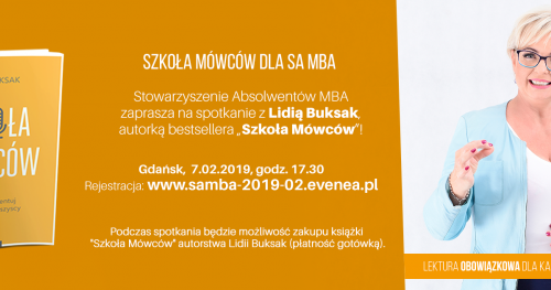 Szkoła Mówców dla SA MBA - Gdańsk 7.02.2019