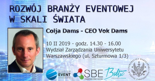 Colja Dams- Rozwój Branży Eventowej w skali świata-nowy trend