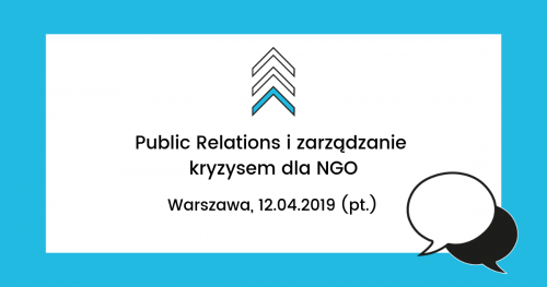 Public Relations i zarządzanie kryzysem dla NGO