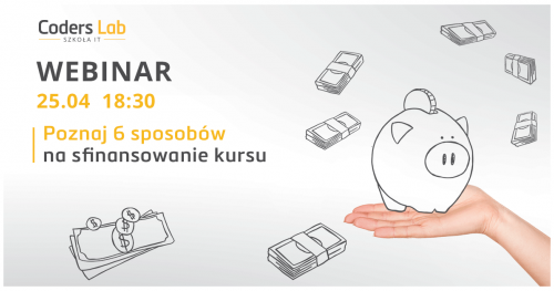 6 sposobów na sfinansowanie kursu | Webinar Coders Lab