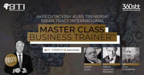 AKREDYTACYJNY KURS MÓWCÓW BRIAN TRACY INTERNATIONAL - MASTER CLASS SPEAKERS ACADEMY - 5 DNI WIEDZY I DOŚWIADCZENIA