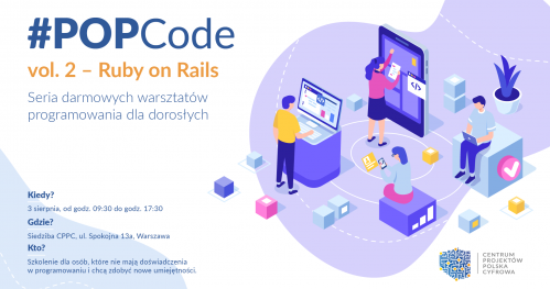 Zostań cyfrowym lingwistą z #POPCode - Ruby on Rails - Bezpłatne warsztaty programowania