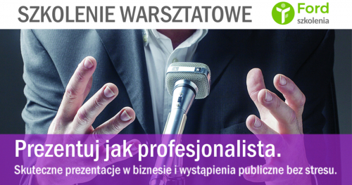 Szkolenie dla menedżerów: PREZENTUJ JAK PROFESJONALISTA. Skuteczne prezentacje w biznesie i wystąpienia publiczne bez stresu.
