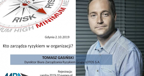 Kto zarządza ryzykiem w organizacji? - Gdynia 2.10.2019