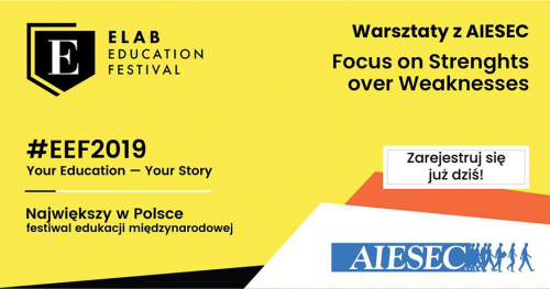 Warsztaty AIESEC Focus on Strengths over Weaknesses