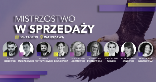MISTRZOSTWO W SPRZEDAŻY - WYNIEŚ SWOJĄ SPRZEDAŻ NA WYŻYNY - WARSZAWA