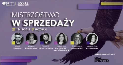 MISTRZOSTWO W SPRZEDAŻY - ZMAKSYMALIZUJ SWOJE WYNIKI W SPRZEDAŻY - POZNAŃ