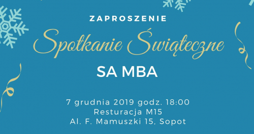 Spotkanie Świąteczne SA MBA