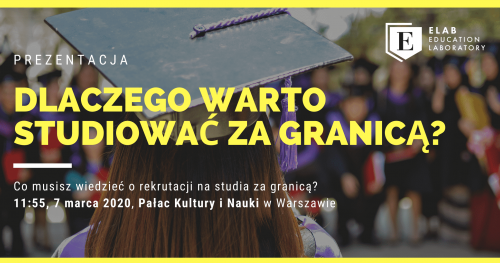 Dlaczego warto studiować za granicą?