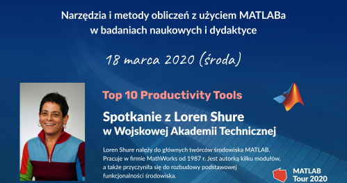 Spotkanie z Loren Shure w Wojskowej Akademii Technicznej | MATLAB & Simulink