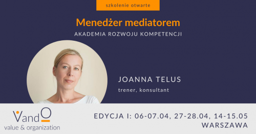 Menedżer mediatorem - akademia rozwoju kompetencji