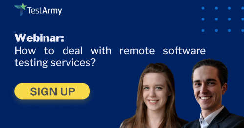 Webinar: How to deal with remote software testing services