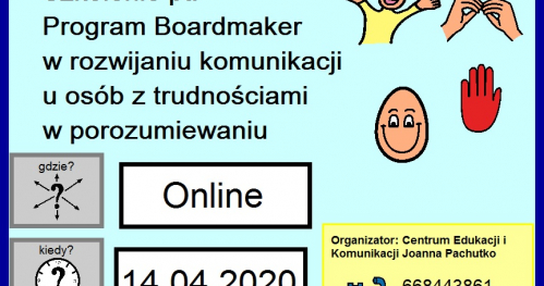 Program Boardmaker w rozwijaniu komunikacji osób z trudnościami w komunikowaniu się- I stopień